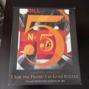 500 piece “I Saw the Figure in Gold” jigsaw puzzle